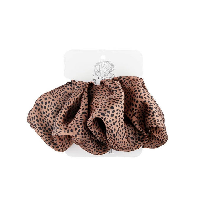 Kristin Ess Oversized Scrunchie - Cheetah
