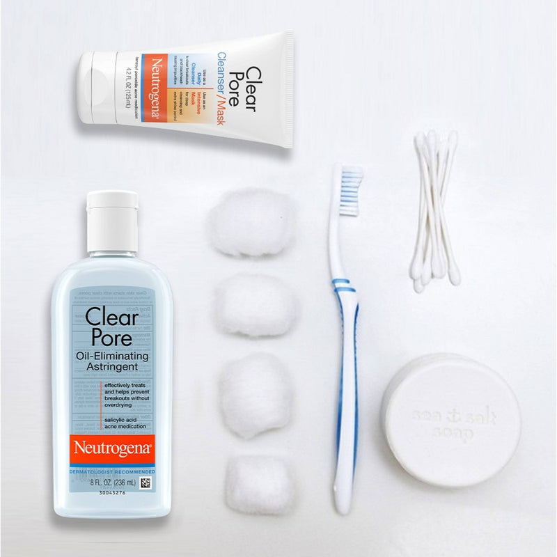 Neutrogena Clear Pore Oil-Eliminating Facial Astringent, Pore Clearing Treatment for Acne-Prone Skin - 8 fl oz