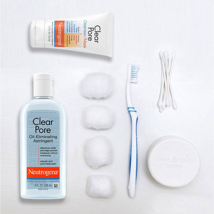 Neutrogena Clear Pore Oil-Eliminating Facial Astringent, Pore Clearing Treatment for Acne-Prone Skin - 8 fl oz