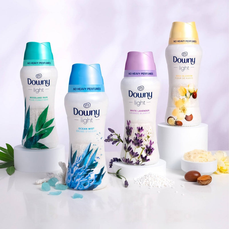 Downy Light White Lavender Laundry Scent Booster Beads for Washer with No Heavy Perfumes - 18.2oz