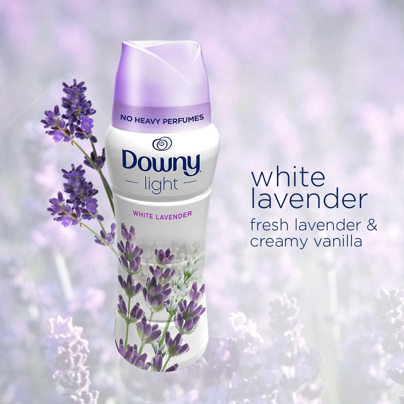 Downy Light White Lavender Laundry Scent Booster Beads for Washer with No Heavy Perfumes - 18.2oz