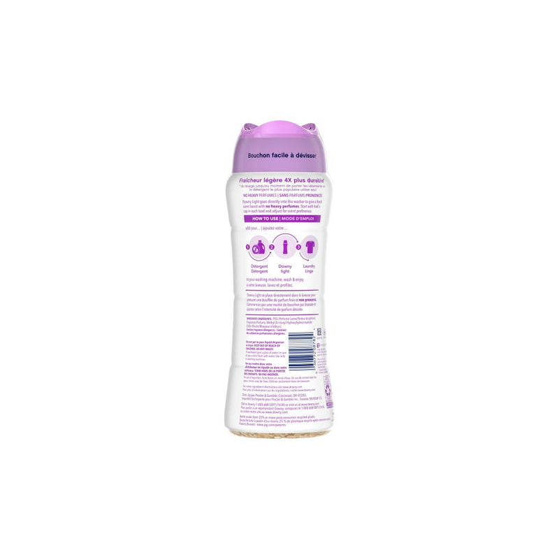 Downy Light White Lavender Laundry Scent Booster Beads for Washer with No Heavy Perfumes - 18.2oz