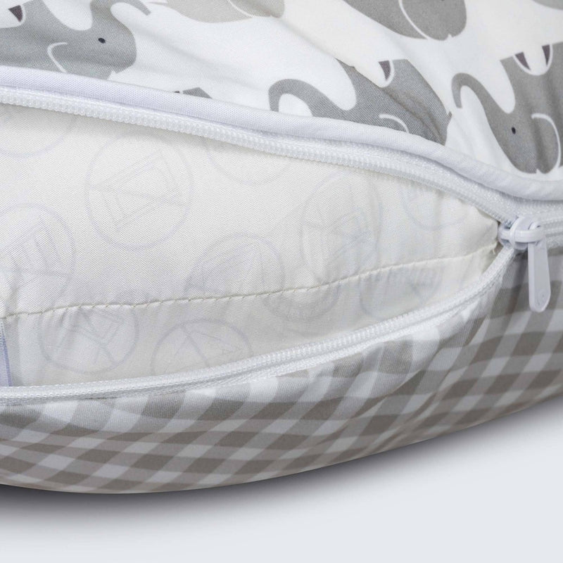 Boppy Premium Original Support Nursing Pillow Cover - Gray Elephant