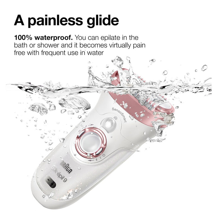 Braun Silk-epil 9-720 2-in-1 Women's Cordless Wet & Dry Epilator