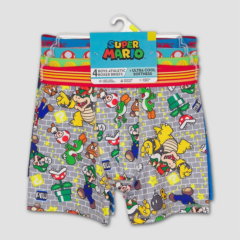 Boys' Super Mario 4pk Underwear - 6