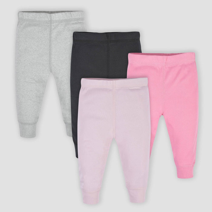 Gerber Baby Girls' 4pk Active Pants - 12M