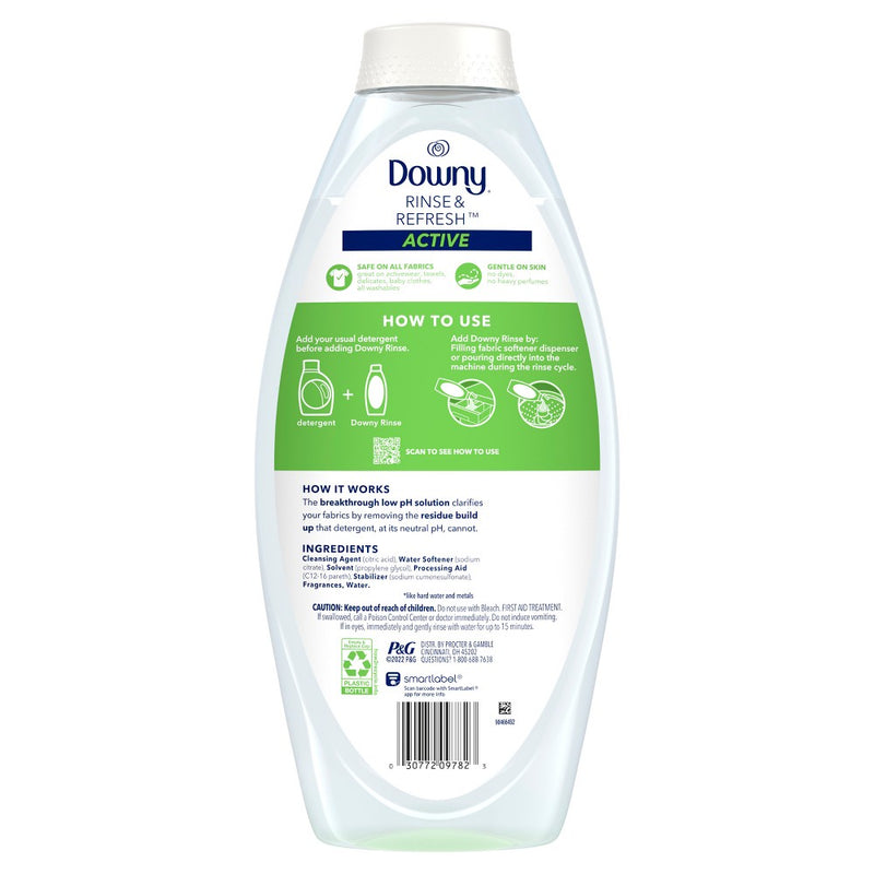 Downy Rinse Active Fresh Laundry Additives - 48oz