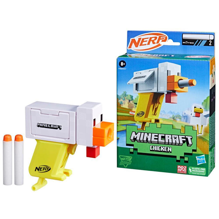 Minecraft Nerf Gun Chicken Mini Blaster *BRAND NEW*