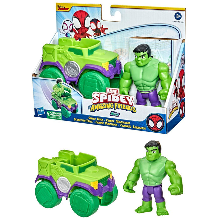 Marvel Spidey and His Amazing Friends Hulk Smash Truck
