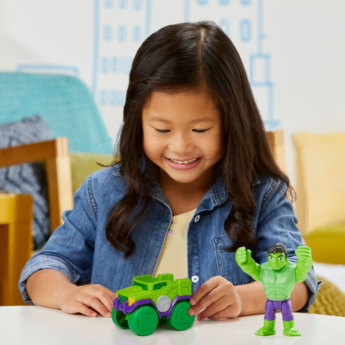 Marvel Spidey and His Amazing Friends Hulk Smash Truck