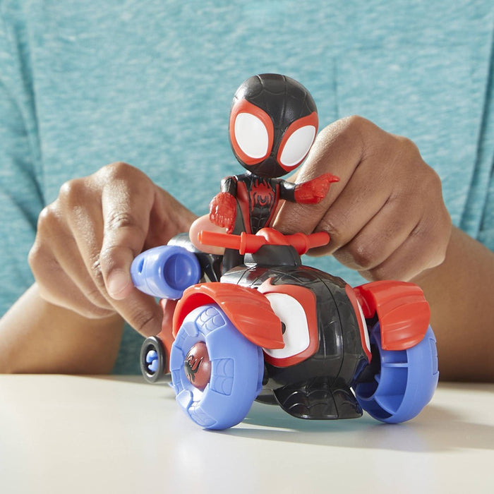 Marvel Spidey and His Amazing Friends Miles Morales Techno-Racer