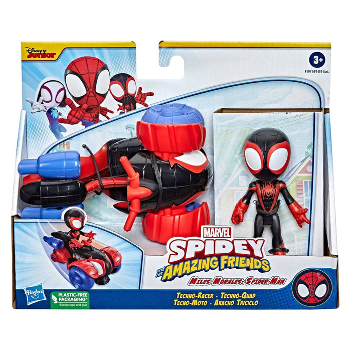 Marvel Spidey and His Amazing Friends Miles Morales Techno-Racer