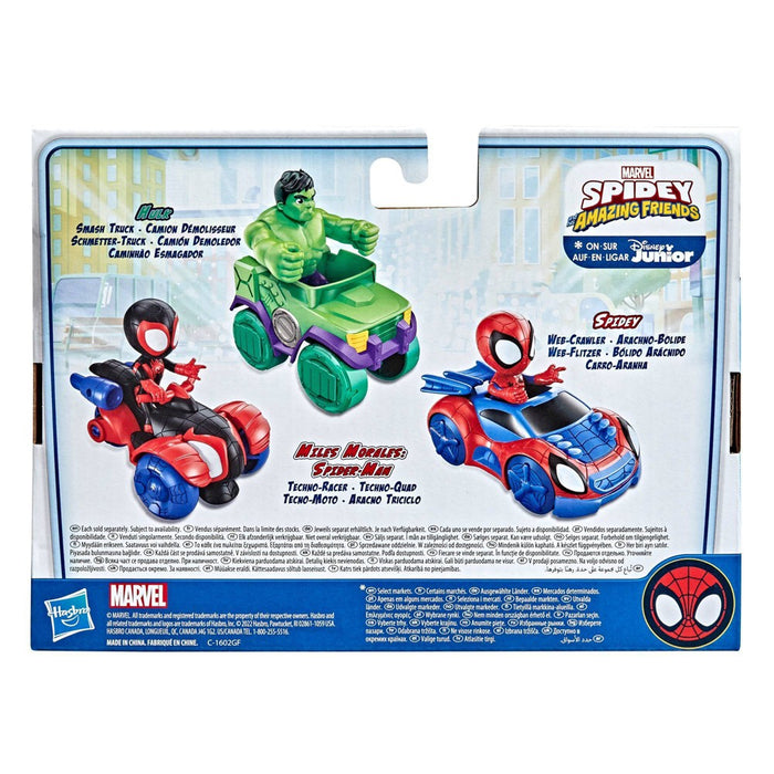 Marvel Spidey and His Amazing Friends Miles Morales Techno-Racer