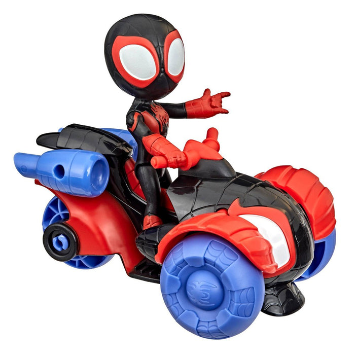 Marvel Spidey and His Amazing Friends Miles Morales Techno-Racer