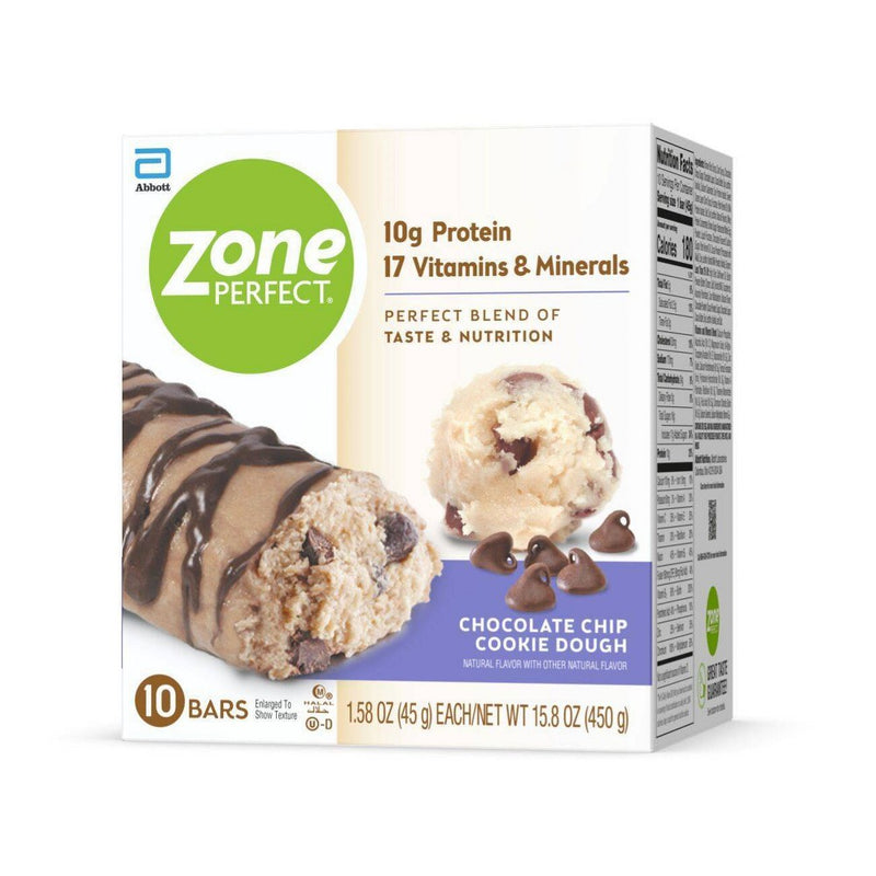 ZonePerfect Protein Bar Chocolate Chip Cookie Dough - 10 ct/15.8oz