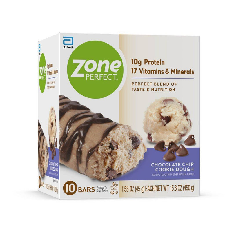 ZonePerfect Protein Bar Chocolate Chip Cookie Dough - 10 ct/15.8oz