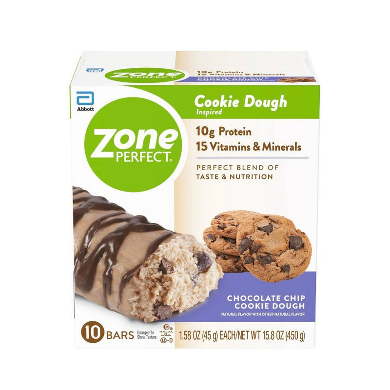 ZonePerfect Protein Bar Chocolate Chip Cookie Dough - 10 ct/15.8oz