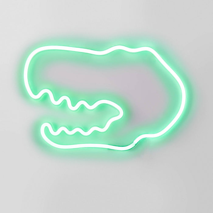 Neon Dinosaur GreenKids' Wall Decor - Pillowfort