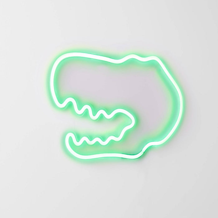 Neon Dinosaur GreenKids' Wall Decor - Pillowfort