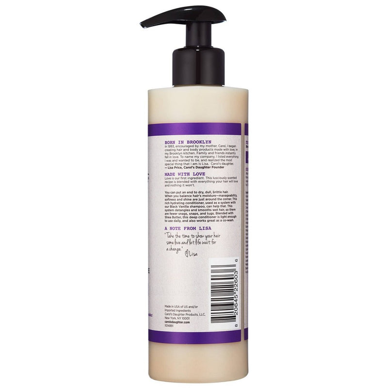 Carol's Daughter Black Vanilla Moisture & Shine Hydrating Hair Conditioner with Shea Butter for Dry Hair - 12 floz