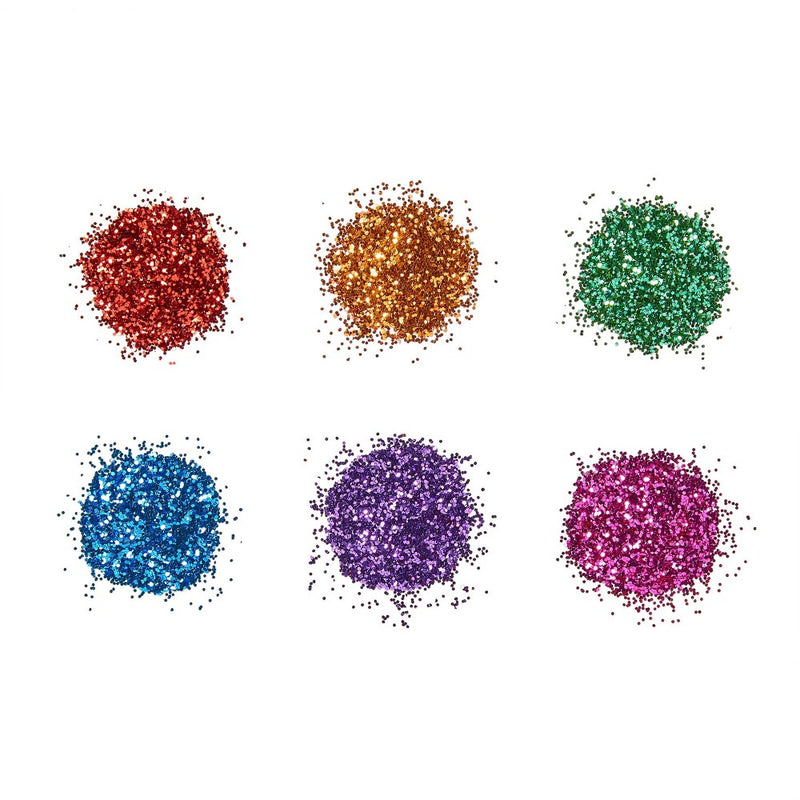 6ct Glitter Shaker Rainbow - Mondo Llama