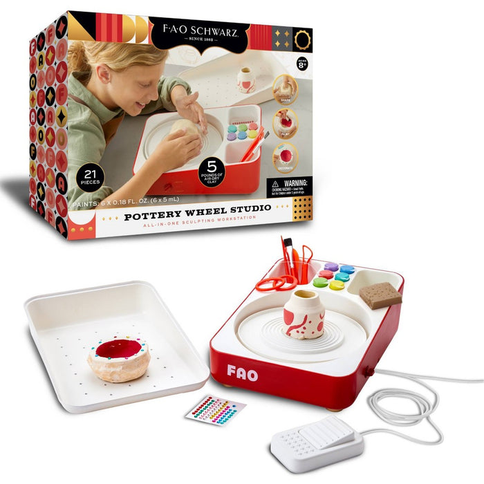 FAO SchwarzPottery Wheel Studio All-In-One Sculpting Workstation