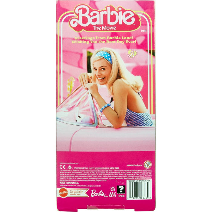 Barbie: The Movie Collectible Doll Margot Robbie as Barbie in Pink Gingham Dress