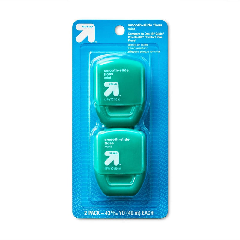 Smooth Slide Floss - 2pk - up & up