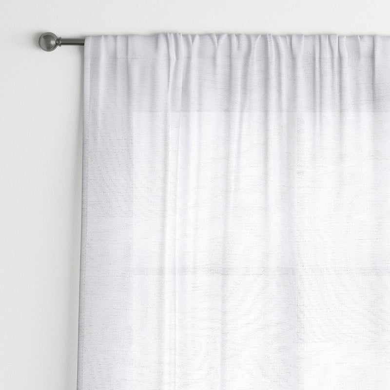 2pk 42"x63" Light Filtering Window Curtain Panels White - Room Essentials