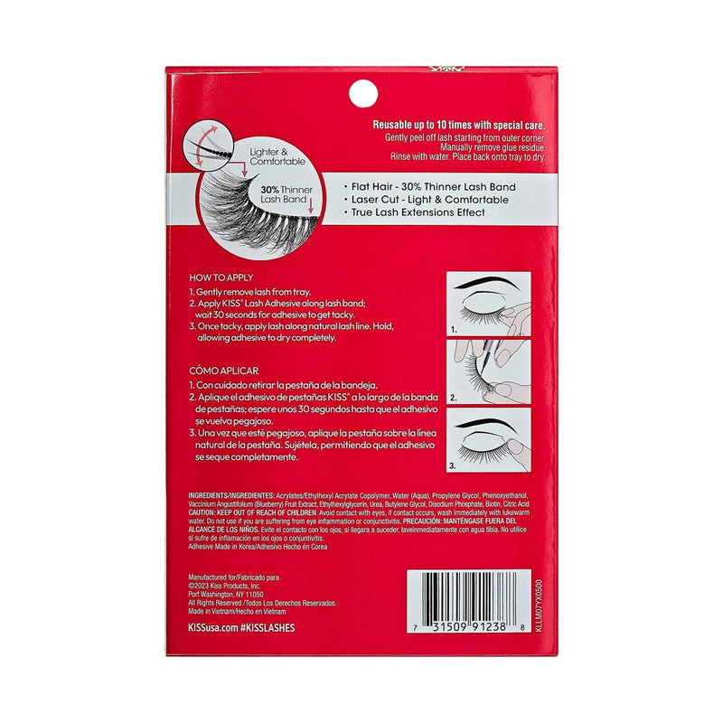 KISS Products Luxtension False Eyelashes - HLDY 03 - 4pr