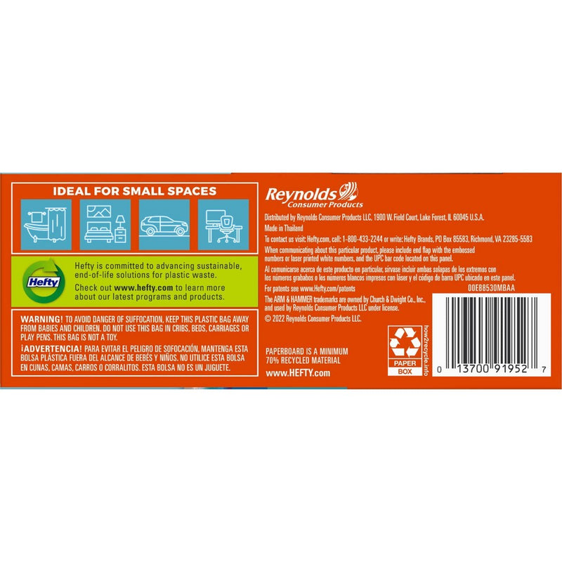 Hefty Ocean Water Trash Bag - Small - 52ct