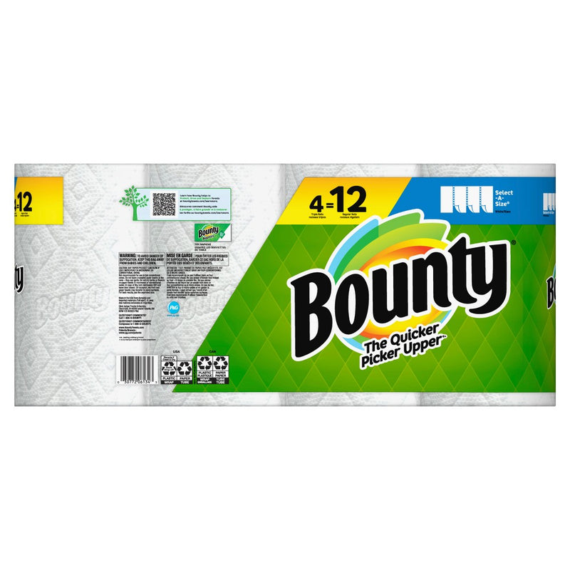 Bounty Select-A-Size Paper Towels - 4 Triple Rolls (LOCAL PICKUP ONLY)
