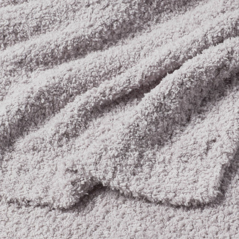 Twin/Twin XL Cozy Chenille Bed Blanket Gray - Threshold