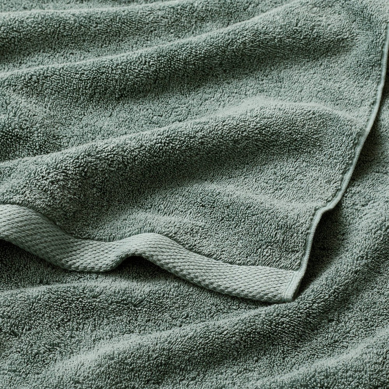 Organic Bath Sheet Dark Teal Blue - Casaluna