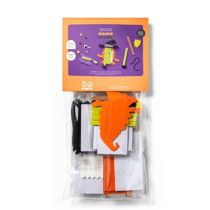 Halloween Craft Stick Character Kit - Mondo Llama