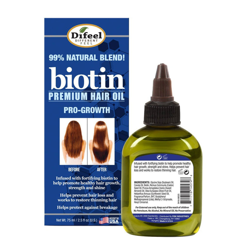 Difeel Biotin Hair Oil - 2.5 fl oz