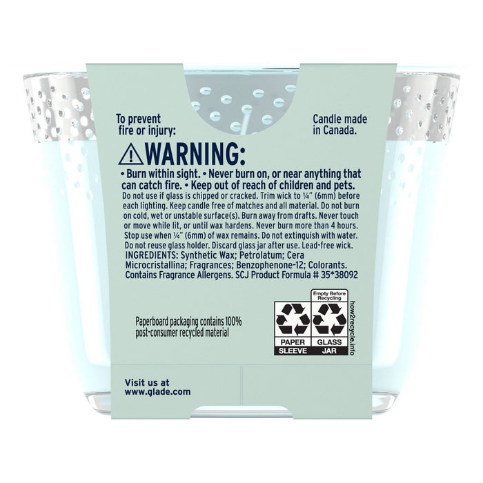 Glade 3 Wick Candle - Sky & Sea Salt - 6.8oz