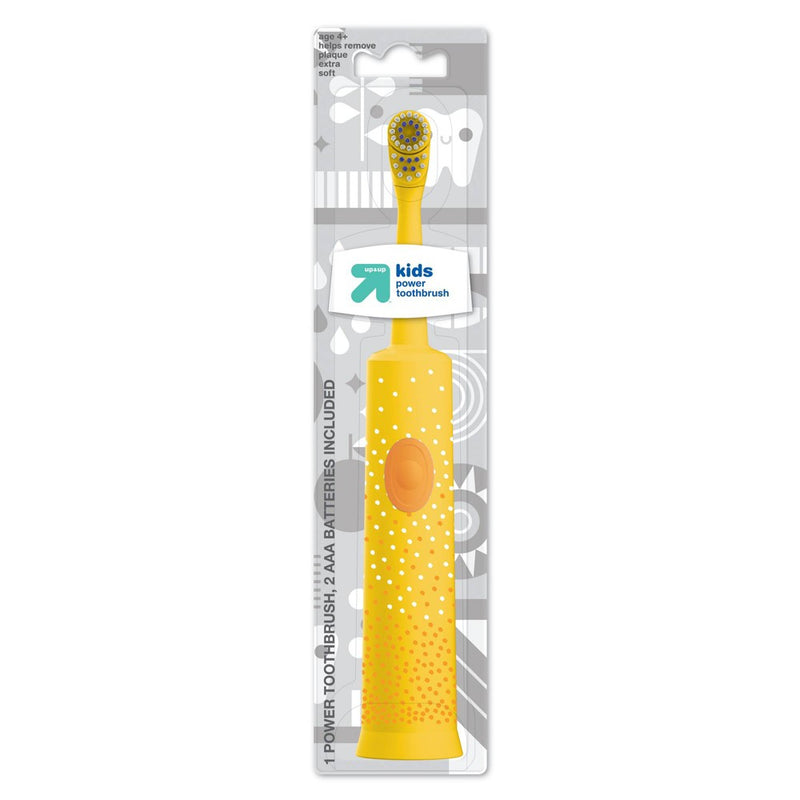 Kids' Power Soft Toothbrush - Yellow - up & up