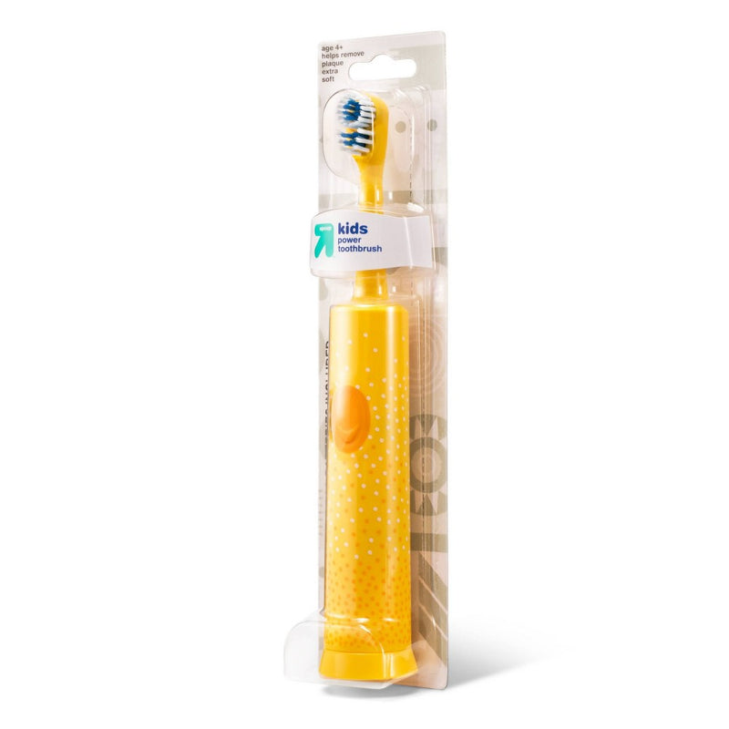 Kids' Power Soft Toothbrush - Yellow - up & up