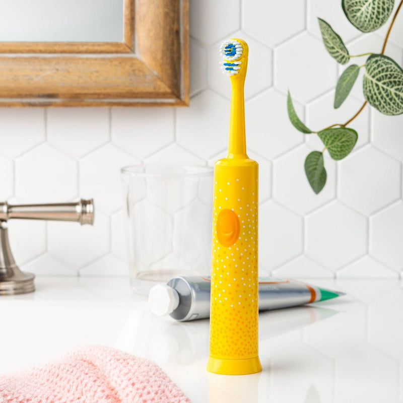 Kids' Power Soft Toothbrush - Yellow - up & up