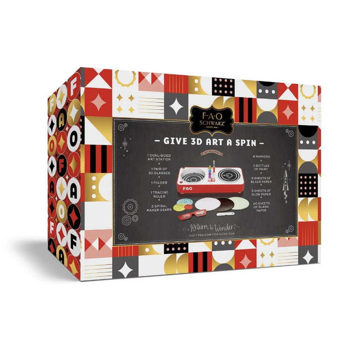 FAO Schwarz Spin & Twist 3D Designs Glow Swirl & Spiral Kit