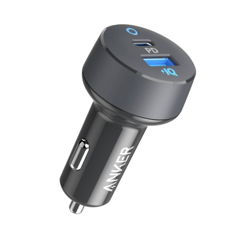 Anker 2-Port 20W USB-C + 15W USB-A Power Delivery Car Charger - Black