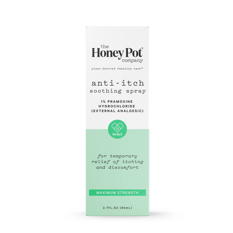 The Honey Pot Anti-Itch Spray with 1% Pramoxine - 2.7 fl oz
