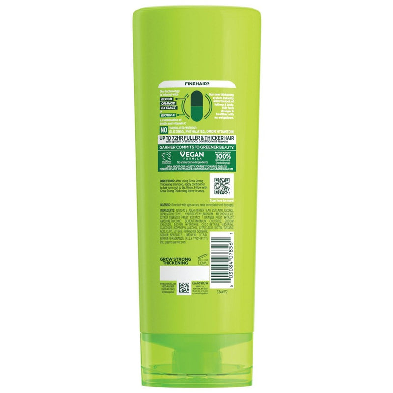Garnier Fructis Grow Strong Thickening Conditioner for Fine Hair - 11.3 fl oz