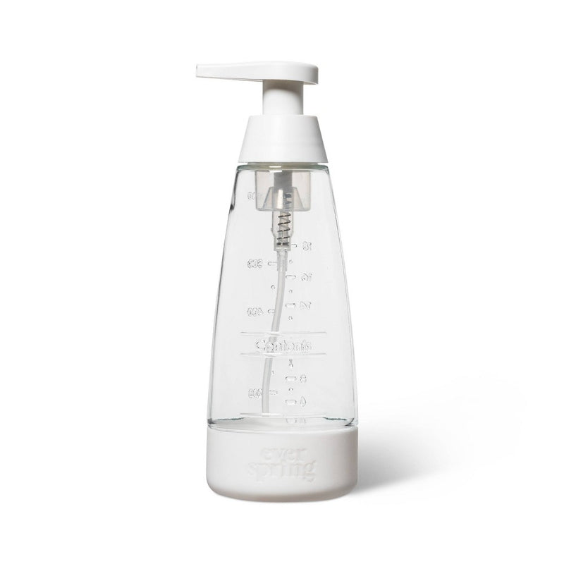 Glass Reusable Foaming Dish Soap Dispenser - Everspring