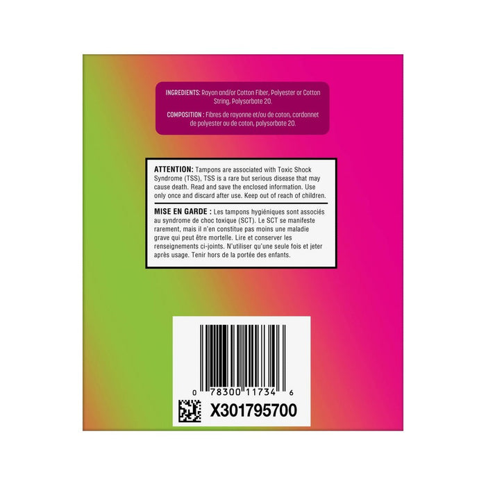 Playtex Sport Unscented Plastic Tampons - Super - 48ct