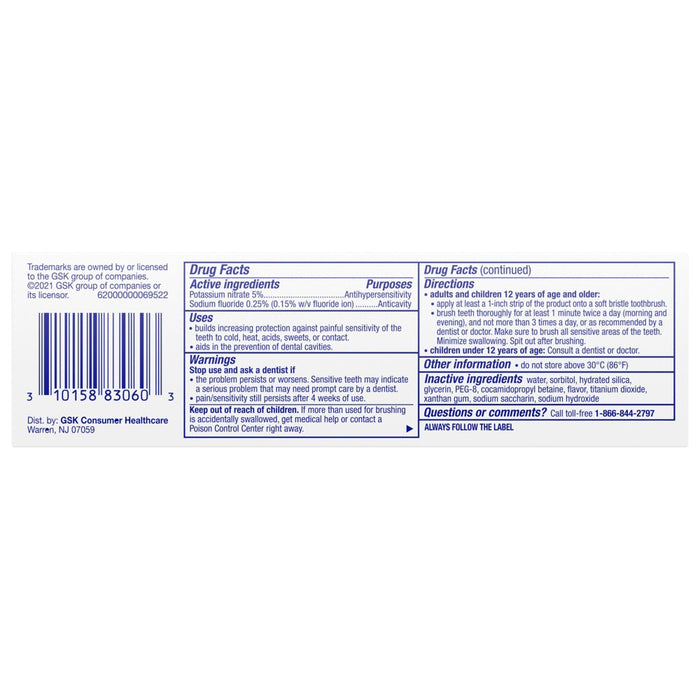 Sensodyne ProNamel Mint Toothpaste - Trial Size - 2.7oz