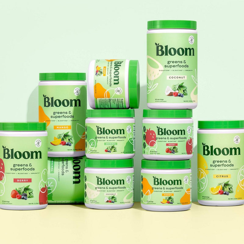 BLOOM NUTRITION Original Greens and Superfoods Powder - 5.3oz/30ct