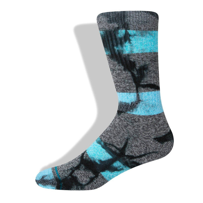 STANCE x WADE Camo Overspray Crew Casual Socks - Black