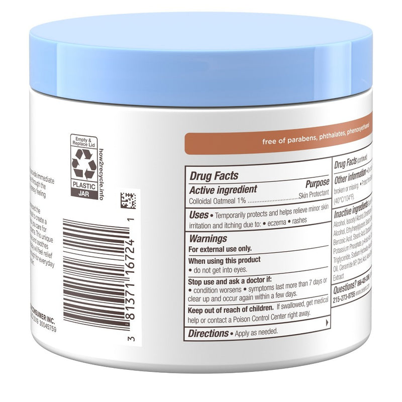 Aveeno Baby Eczema Therapy Nighttime Moisturizing Balm, Soothes & Relieves Dry, Itchy Skin -11oz
